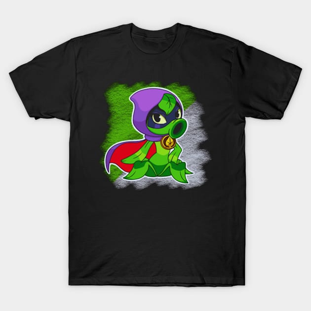 Plants vs. Zombies bung 9 T-Shirt by Vidi MusiCartoon